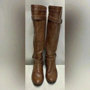 Mossimo Supply Co Women’s Cognac Leather Boots Size 7